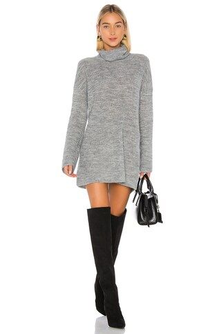 L'Academie Sable Sweater Dress in Grey from Revolve.com | Revolve Clothing (Global)