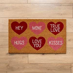 New! Sweetheart Sentiments Valentine's Doormat | Kirkland's Home