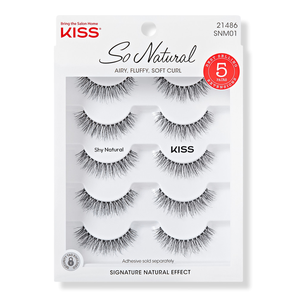 Kiss So Natural False Eyelashes - Shy Natural | Ulta