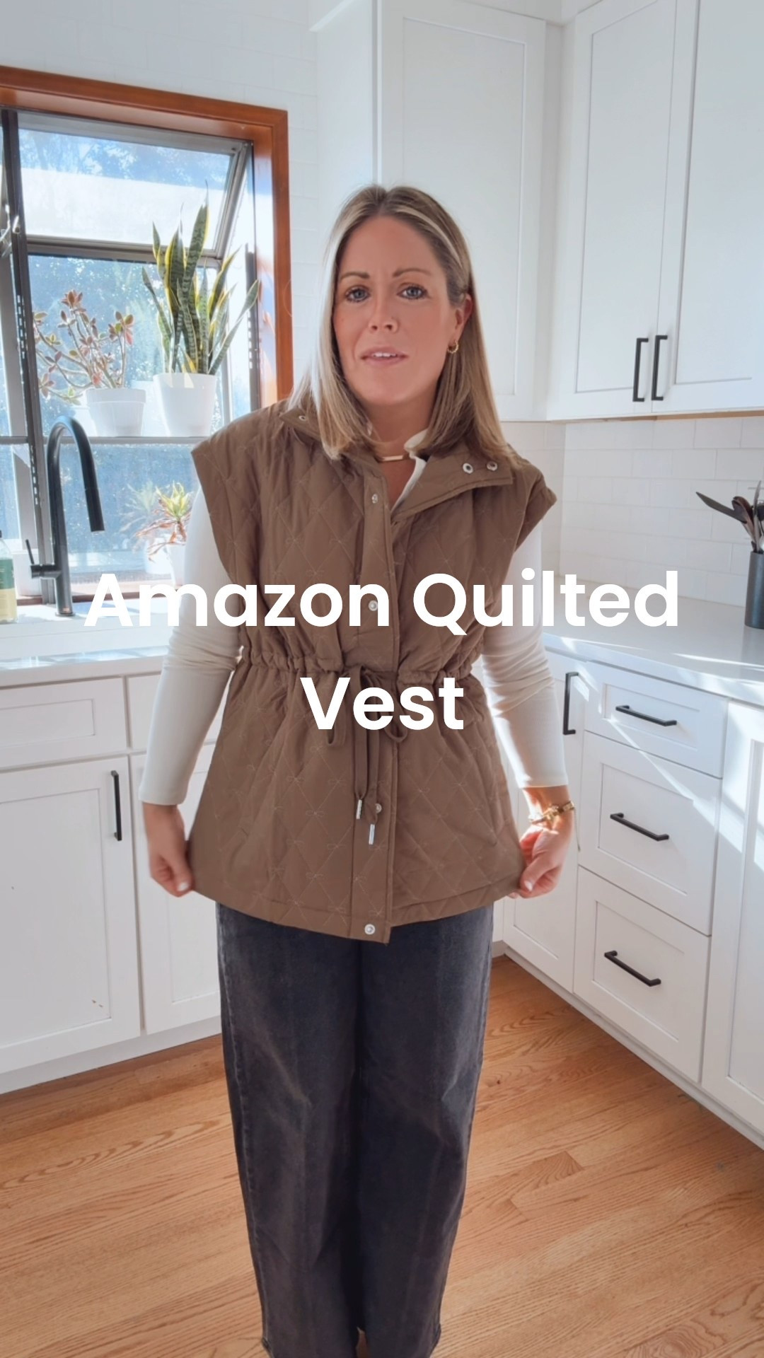 Amazon Quilted Vest! Wearing a S. This color is not available but there’s a few other colors that are. 

#LTKPetite #LTKFindsUnder50 #LTKSeasonal