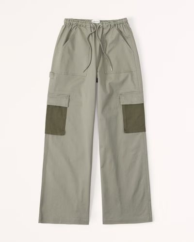 Vol. 28 Pull-On Wide Leg Cargo Pant | Abercrombie & Fitch (US)