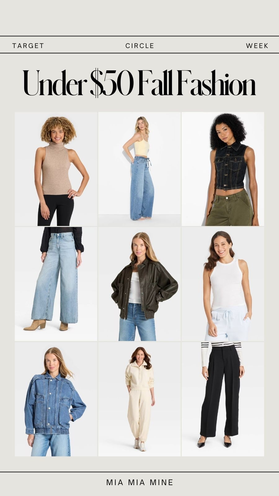 Target circle week deals
Save 30% off fall denim, bomber jackets, basic tees and more 

#LTKSaleAlert #LTKFindsUnder100 #LTKFindsUnder50