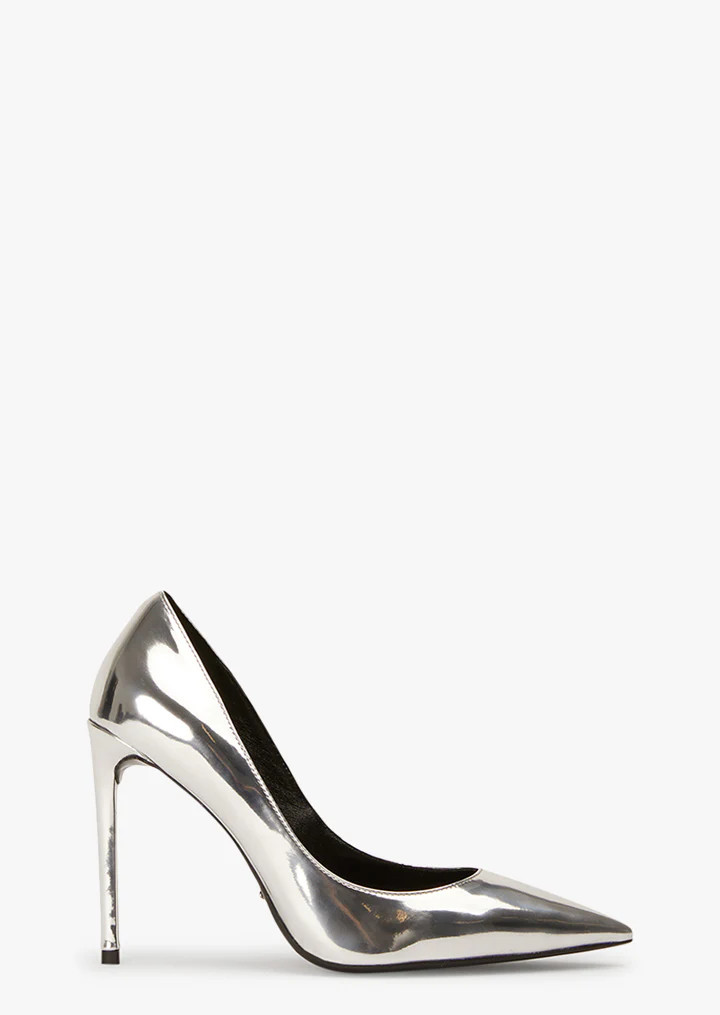 Anja Silver Shine Heels | Heels | Tony Bianco USA | Tony Bianco US