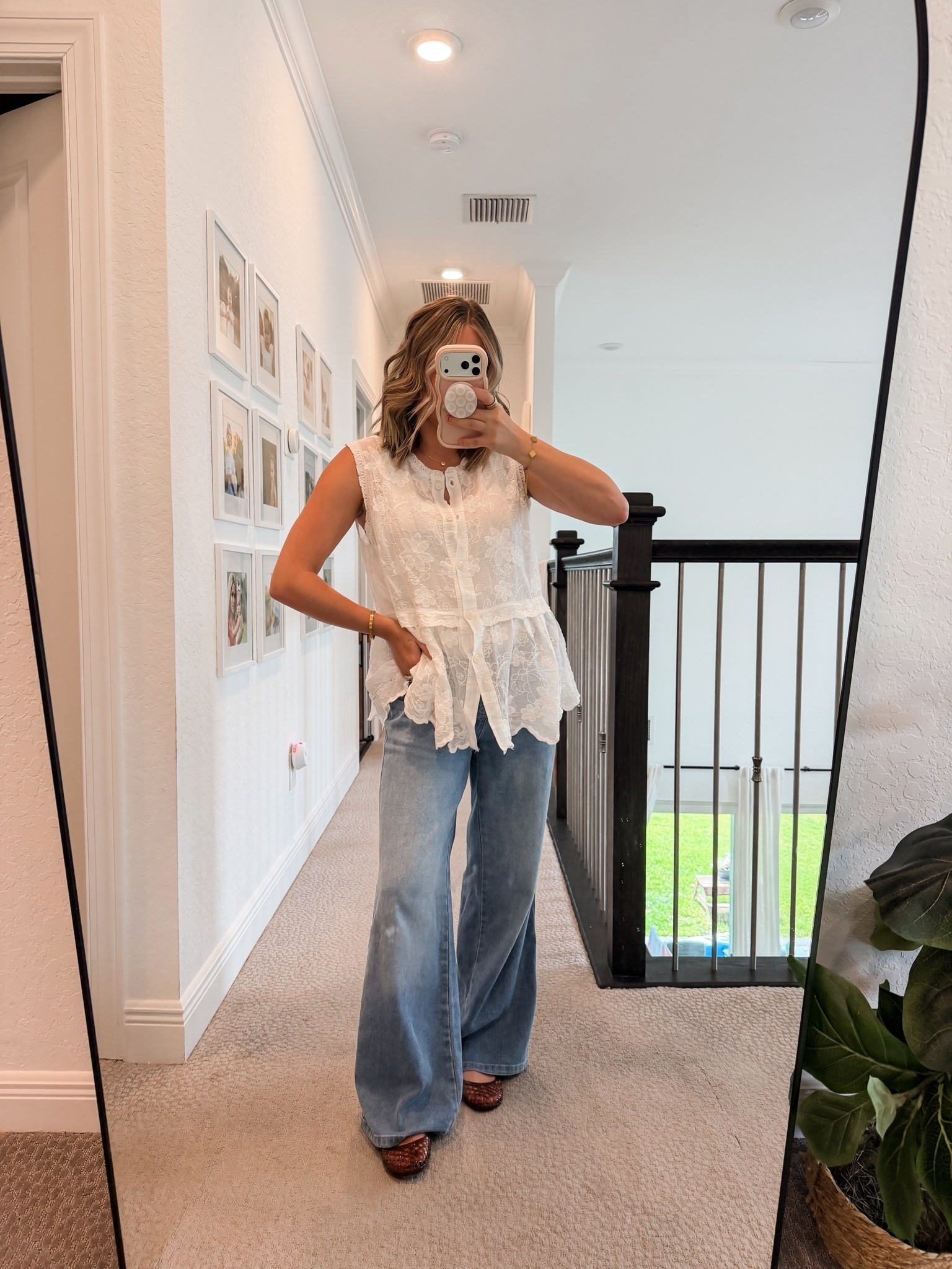 Love this outfit! Linked my other favorite dark wash flare jeans that would look so cute together!
Wearing size medium pants & top

#LTKmomlife #LTKootd #LTKBump