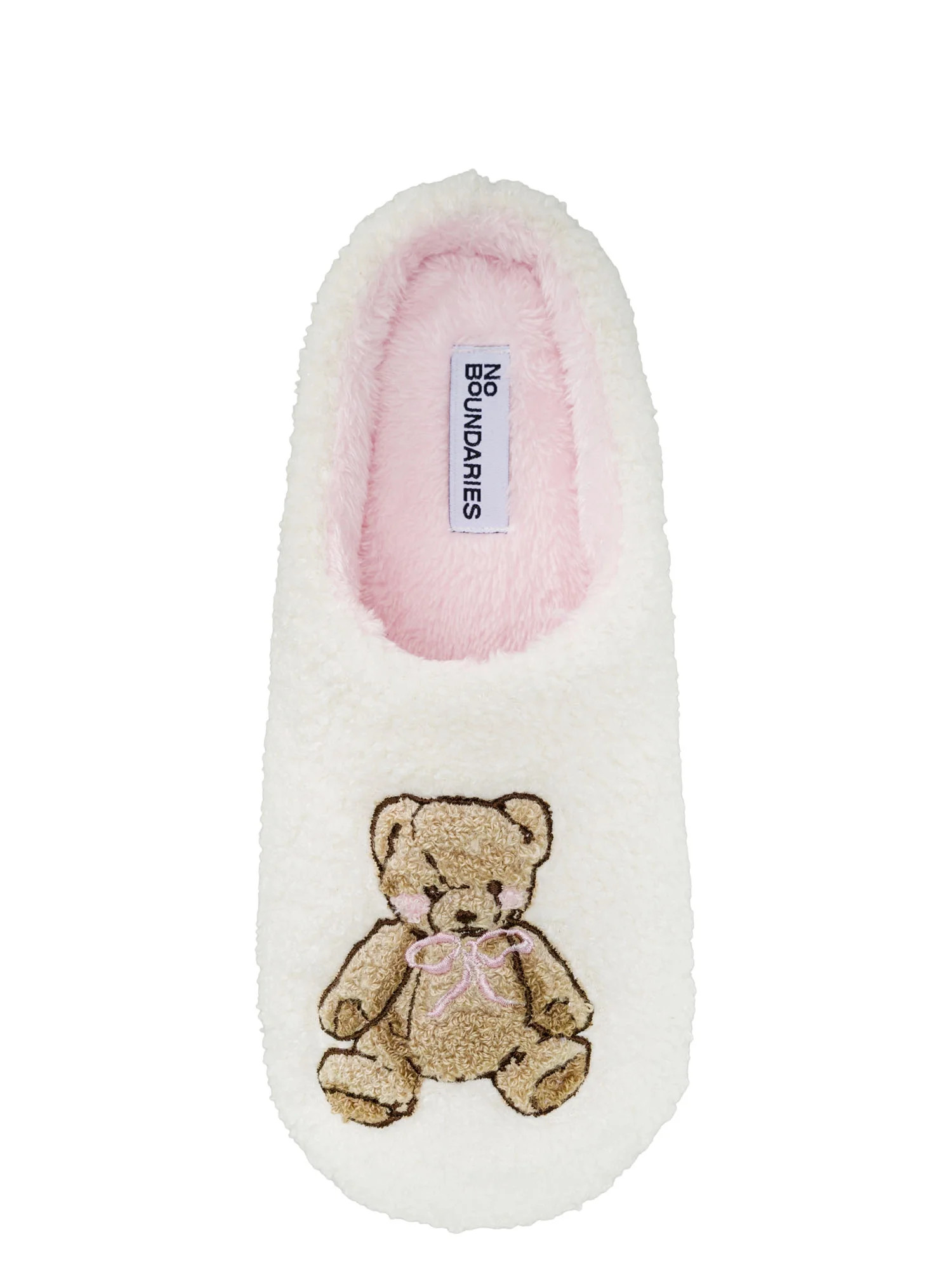 No Boundaries Women’s Plush Sherpa Clog Slippers | Walmart (US)