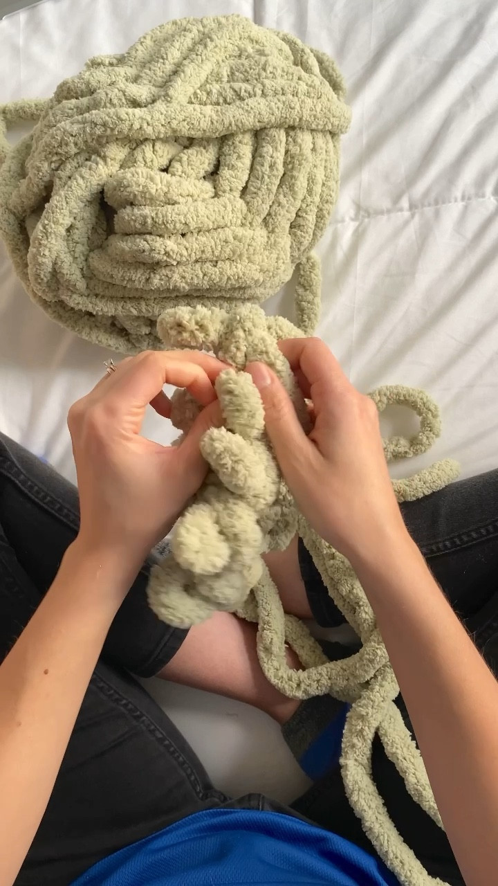 Making a sage green pillow pouf! Shop the supplies!

#LTKGiftGuide #LTKHoliday #LTKkids