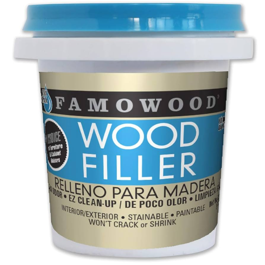 FamoWood 40042126 Latex Wood Filler - 1/4 Pint, Natural | Amazon (US)