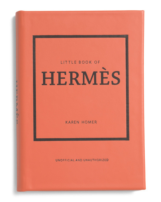 Leather Bound Little Book Of Hermes Book | TJ Maxx