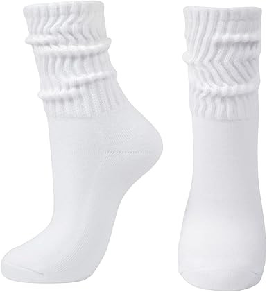 Intgoodluckycc Slouch Scrunch Socks for Women, Slouch High Tube Socks Women | Amazon (US)