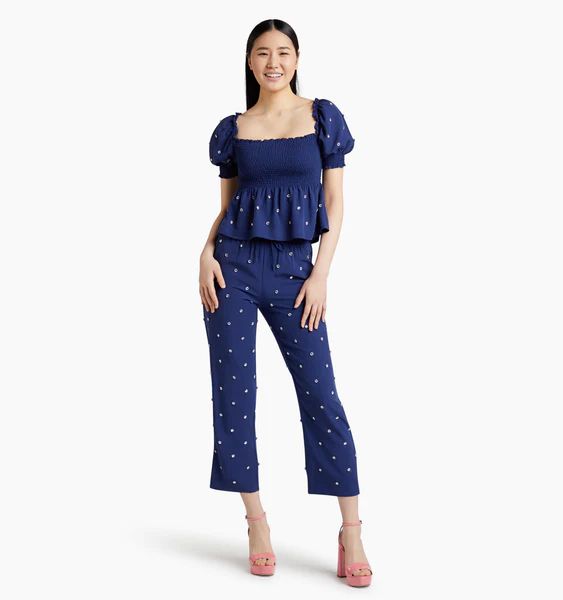 The Jewel Jammie Pant - Navy | Hill House Home