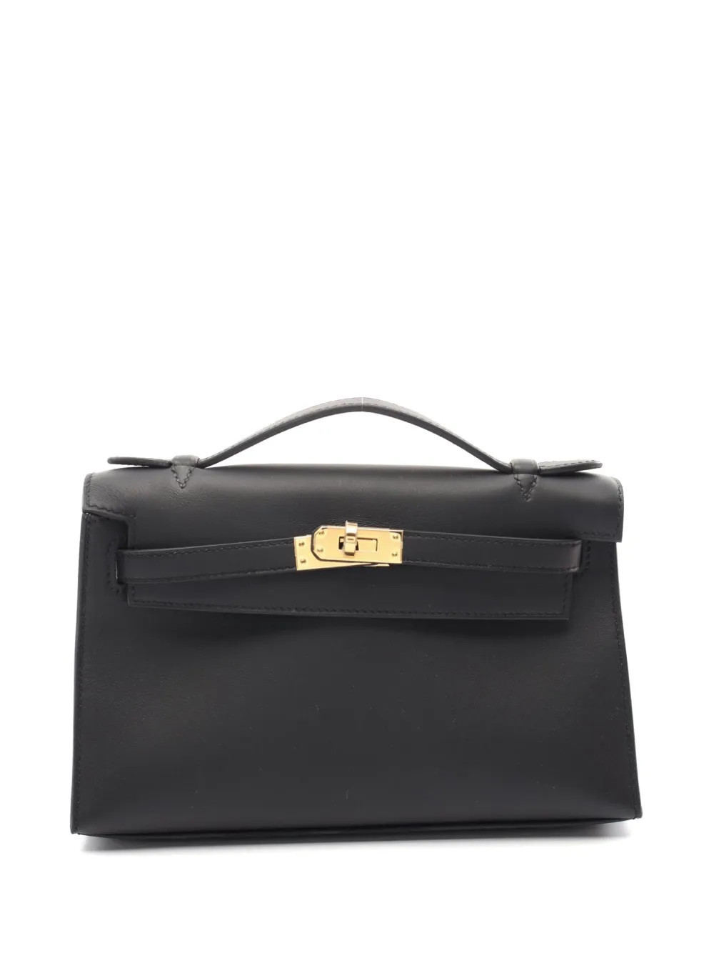 Hermès Pre-Owned 2024 kelly mini bag - Black | Farfetch Global
