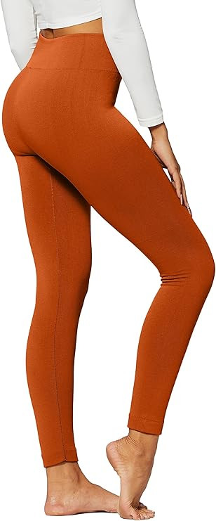 Premium Women's Fleece Lined Leggings - High Waist - Regular and Plus Size - 20+ Colors | Amazon (US)