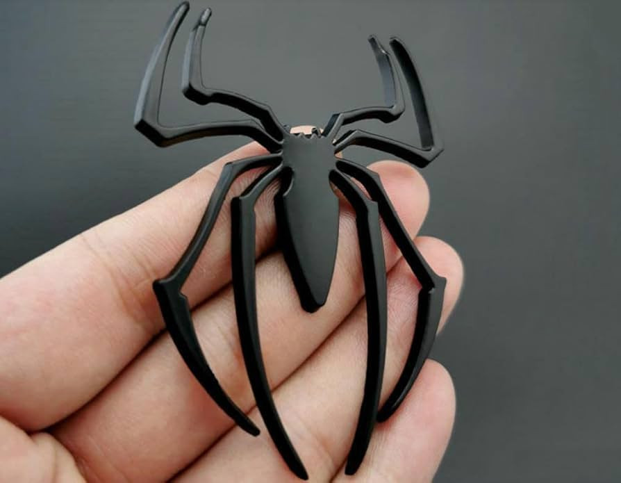 2 Pcs 3D Spider Chrome Emblems Badges Sticker Car Decoration for Universal Car Vehicle, Truck, Mo... | Amazon (US)