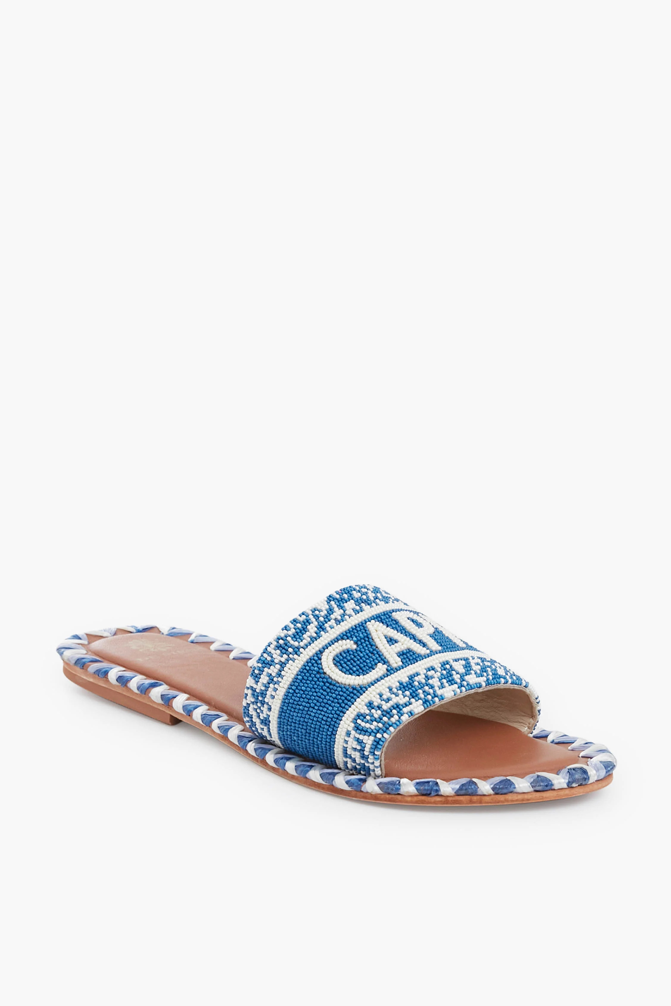 Deep Blue Capri Sandals | Tuckernuck (US)
