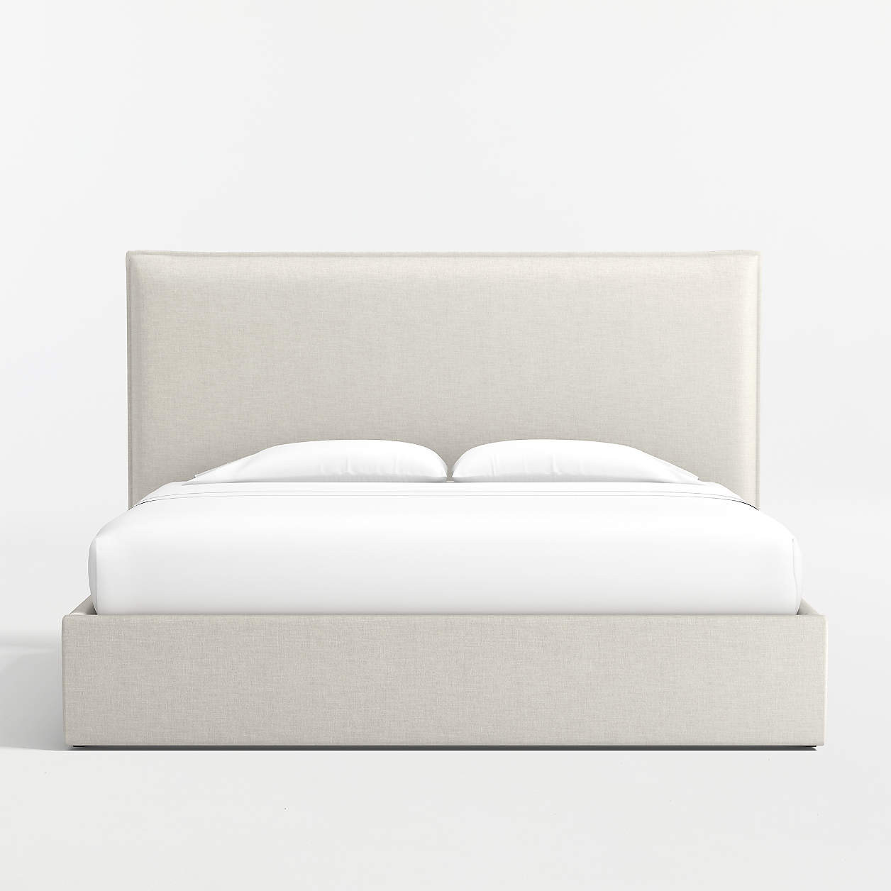 Arvada Upholstered King Storage Bed + Reviews | Crate & Barrel | Crate & Barrel