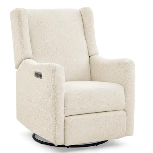 Delta Children Mercer Electronic Power Recliner and Swivel Glider with USB-A and Type-C Ports - Greenguard Gold Certified - Stain-Resistant Performance Fabric is Oeko-TEX Standard 100 Certified, Shell | Amazon (US)