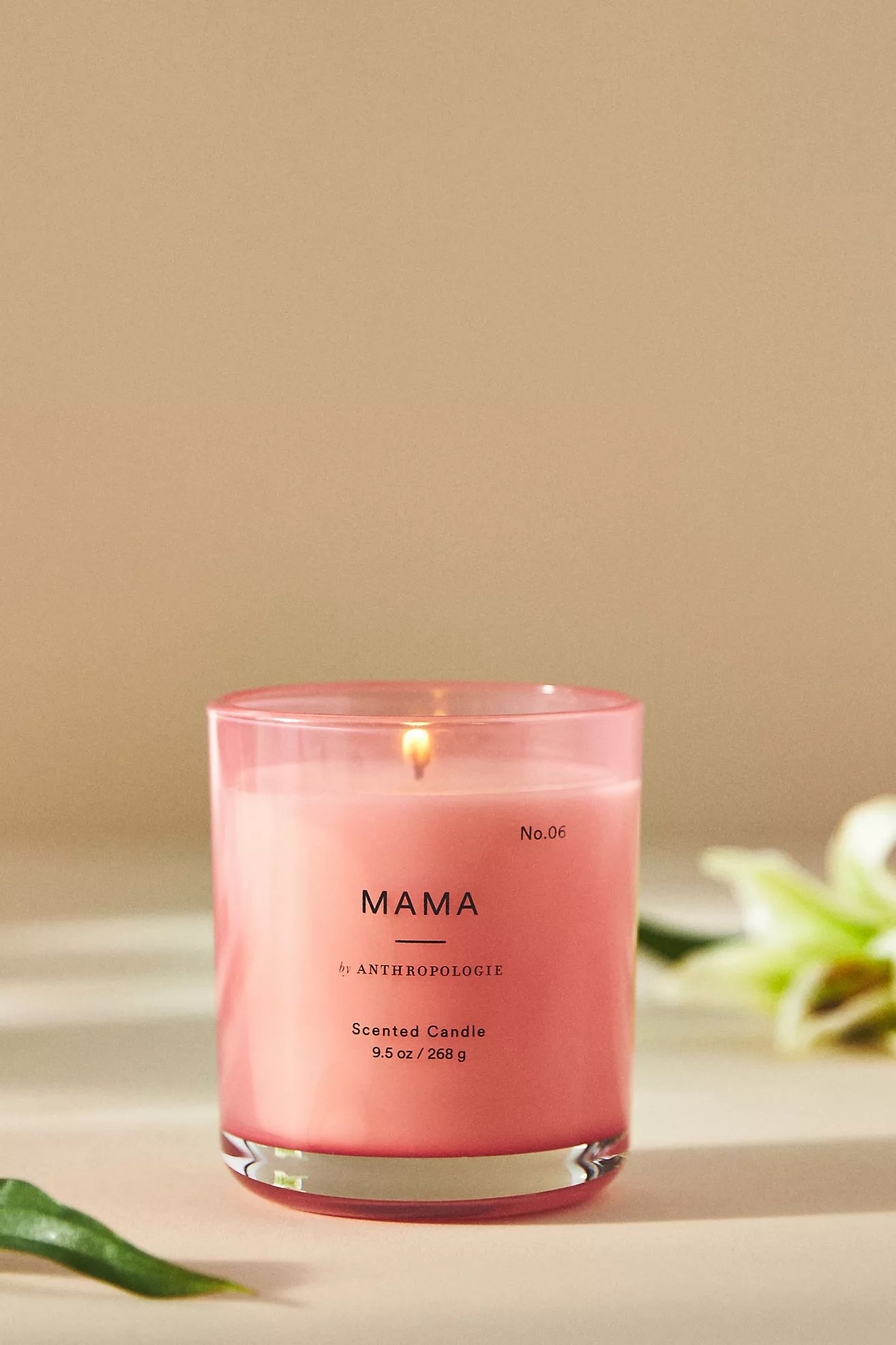 Nostalgia Floral Mama Glass Candle | Anthropologie (US)
