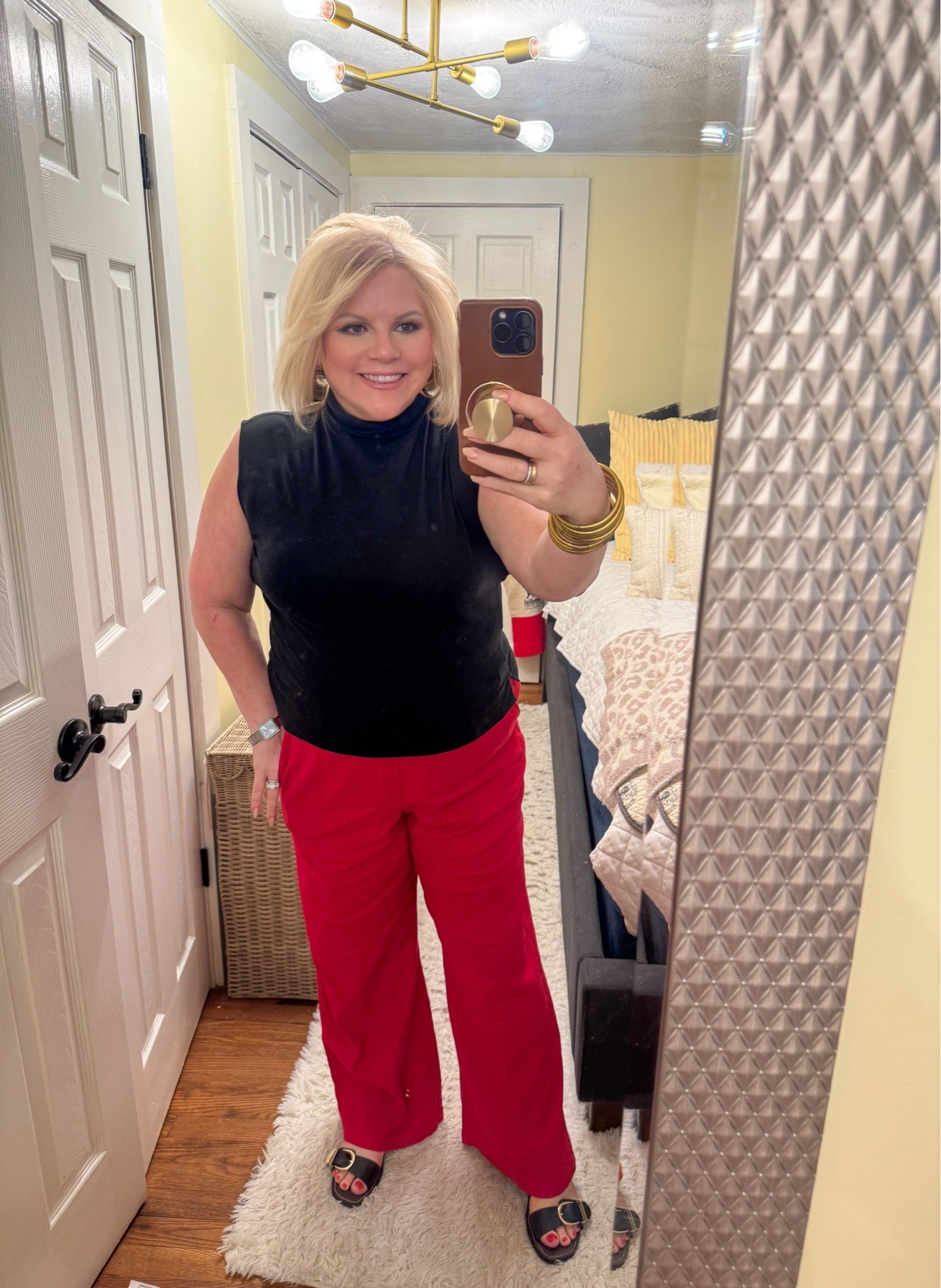 Casual Friday vibes. Relaxed linen  and sleeveless top.

Work outfits, office clothes, summer outfits

#LTKdayinmylife #LTKSeasonal #LTKWorkwear