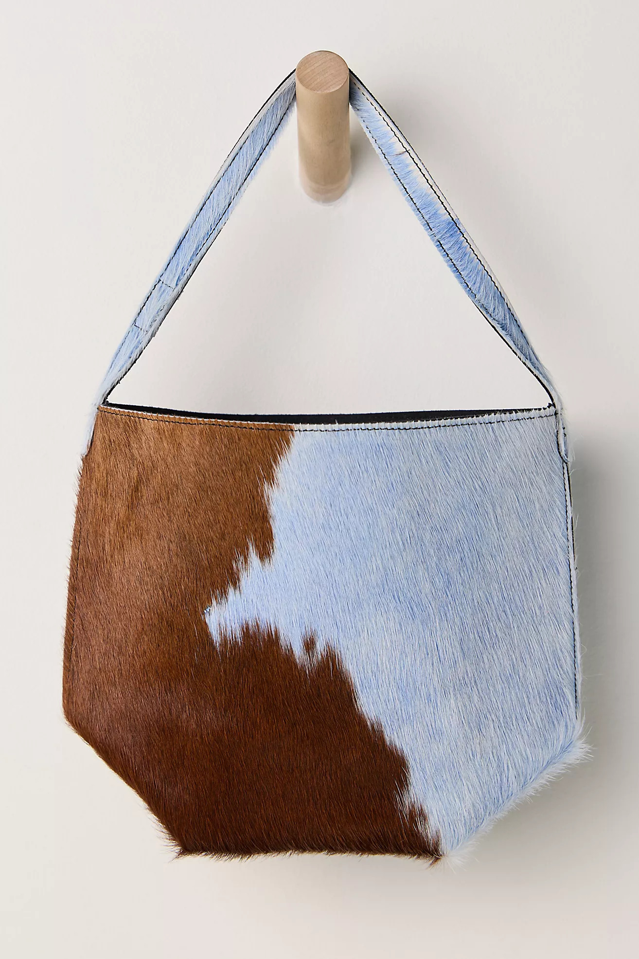 Understated Leather Cowhide Medium Bucket Bag | Free People (Global - UK&FR Excluded)