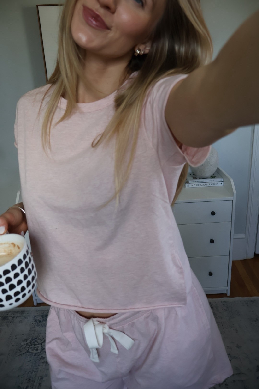 Papinelle sleepwear all spring and summer long - wearing a size medium for a looser fit 
Sleep sets | sleepwear 

#LTKselfcare #LTKspring #LTKmorningroutine
