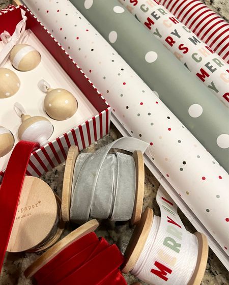 Target has done it again!!!! Love all of the Sugar Paper gift wrap and velvet ribbons this year. 

I got the cutest little mini ornament gift tags as well, can’t wait to get wrapping! 

#christmas #christmasshopping #presents #gifts #christmaspresents #christmasgifts #giftwrap #wrappingpaper #ribbon #christmasribbon #target #blackfriday #giftguide #ribbonsandbows #paper 

#LTKHoliday #LTKGiftGuide #LTKSeasonal