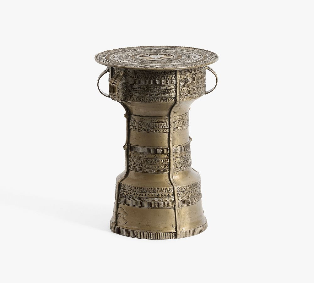 Frog Drum Metal Outdoor Side Tables (12"-25") | Pottery Barn (US)