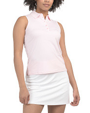 Silky Tech Nylon Sleeveless Polo | Marshalls