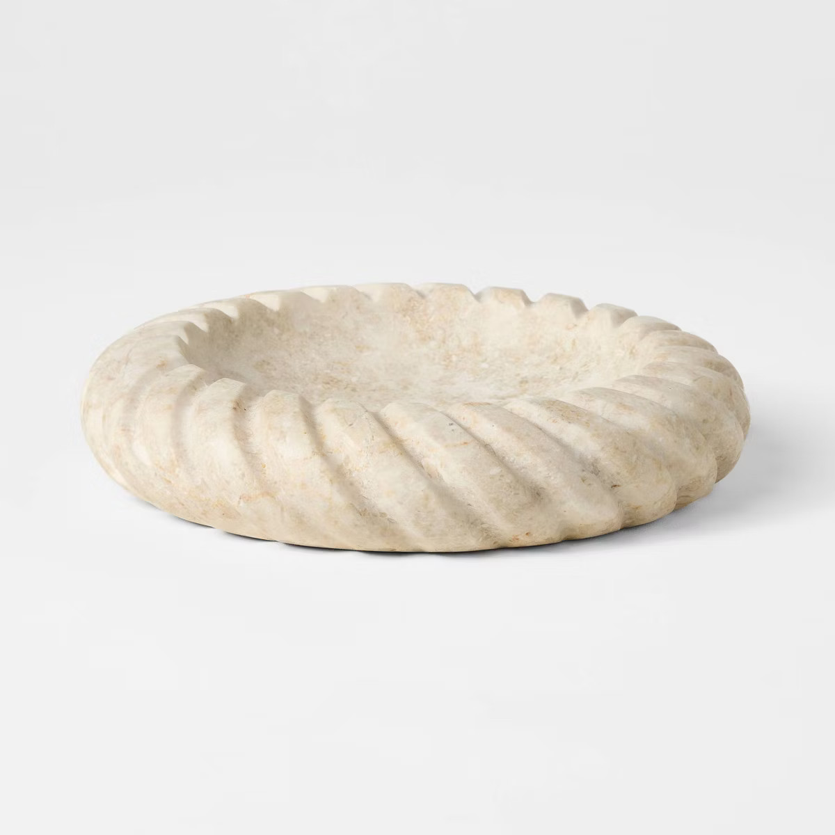 Twisted Edge Marble Dish Cream - Threshold™ designed with Studio McGee | Target