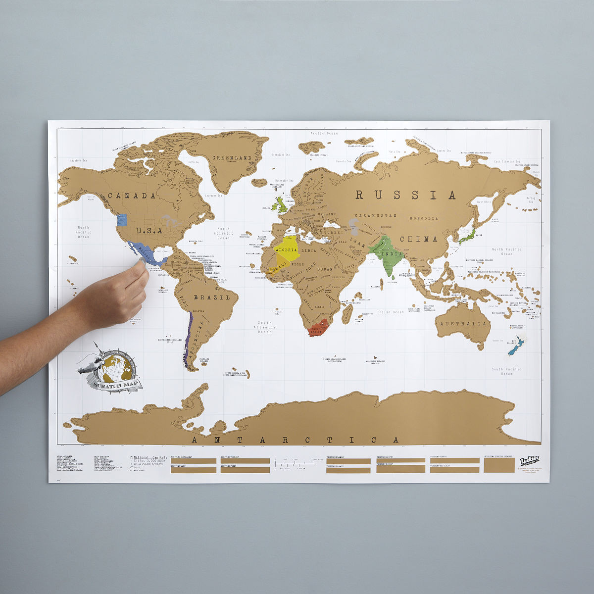 Scratch Map | UncommonGoods