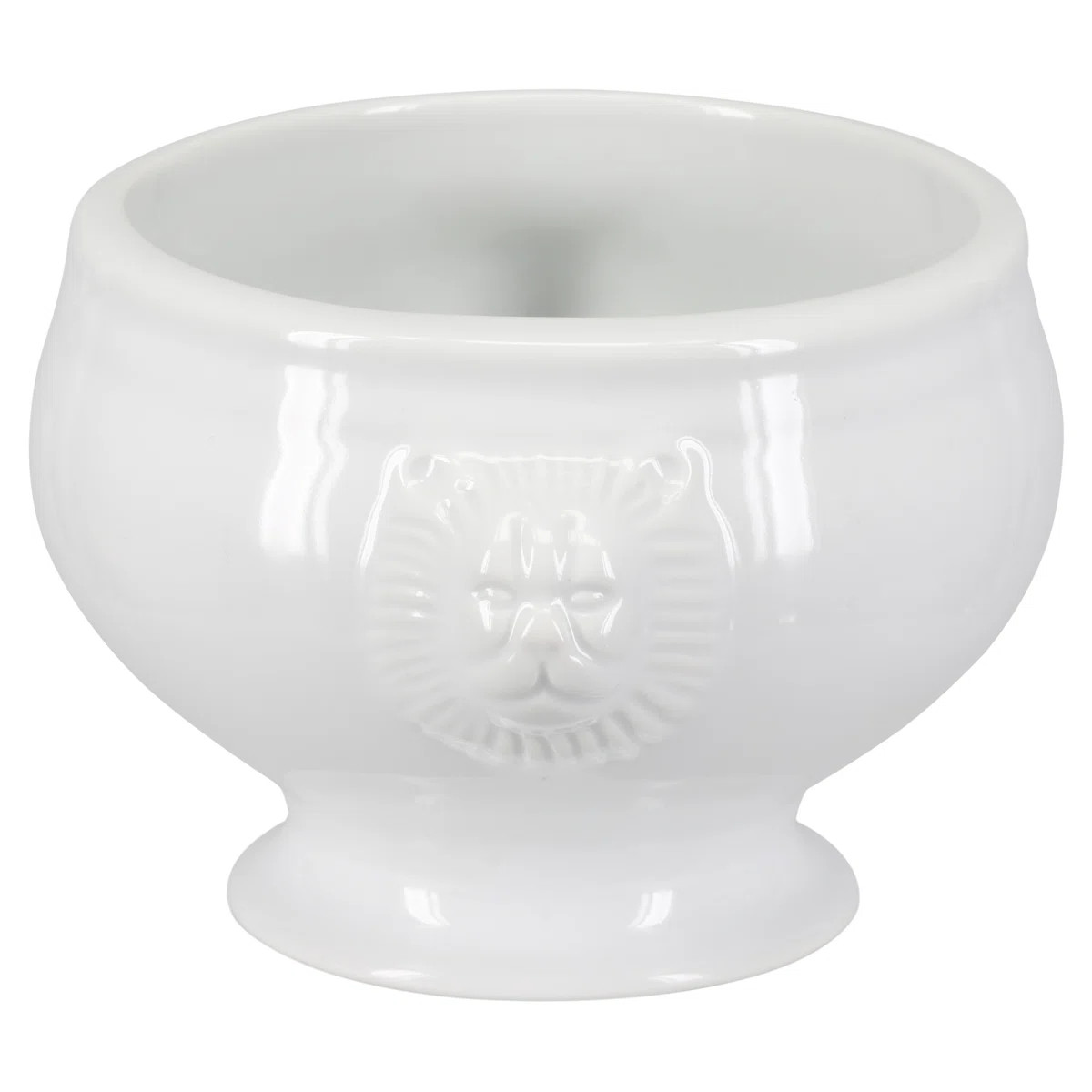 Present your soups and sauces to your guests in this elegant lion's head soup bowl. Made from hig... | Wayfair North America