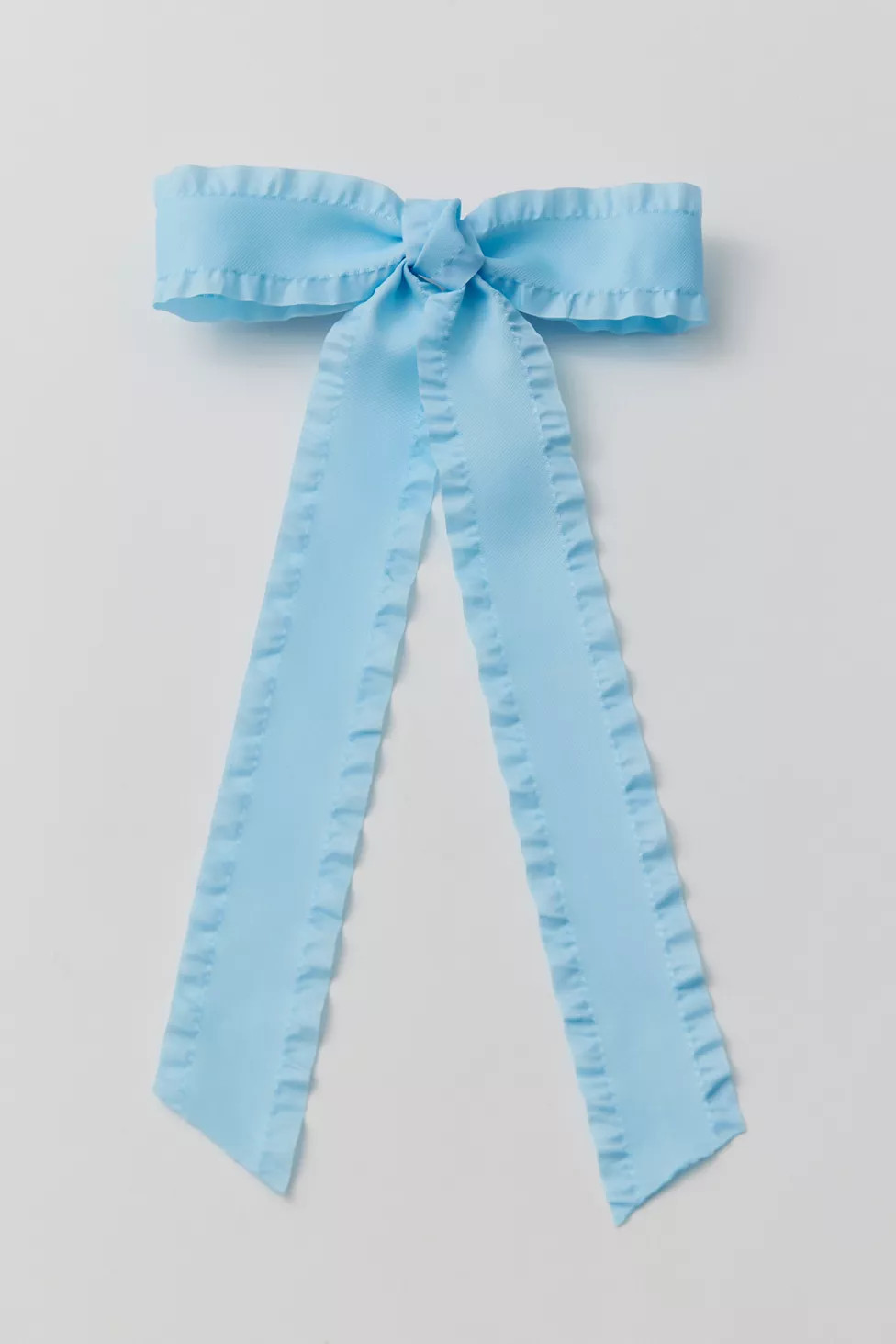 Lettuce-Edge Hair Bow Barrette | Urban Outfitters (US and RoW)