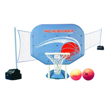 Poolmaster Pro Rebounder Poolside Basketball Game and Volleyball Game Combo for Swimming Pools | Walmart (US)