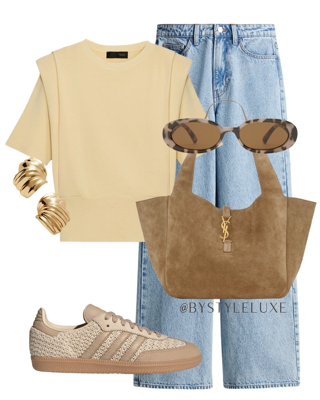 EVERYDAY STYLE - easy effortless look with this new butter yellow top, jeans and everyone’s fave trainers 

#adidassamba #jeans #autumnoutfit

#LTKshoes #LTKjeans #LTKautumn