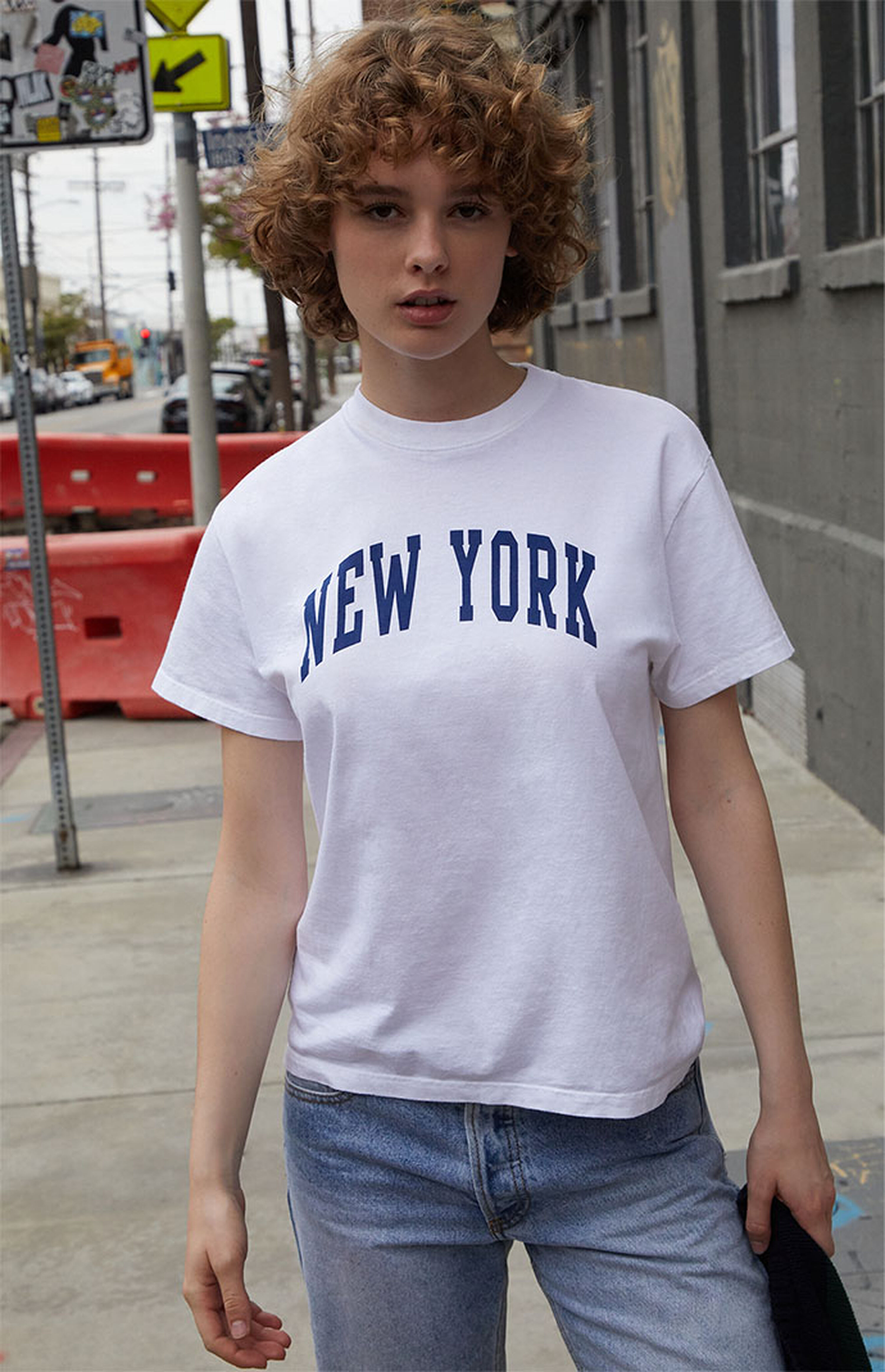 John Galt White New York Aleena T-Shirt | PacSun