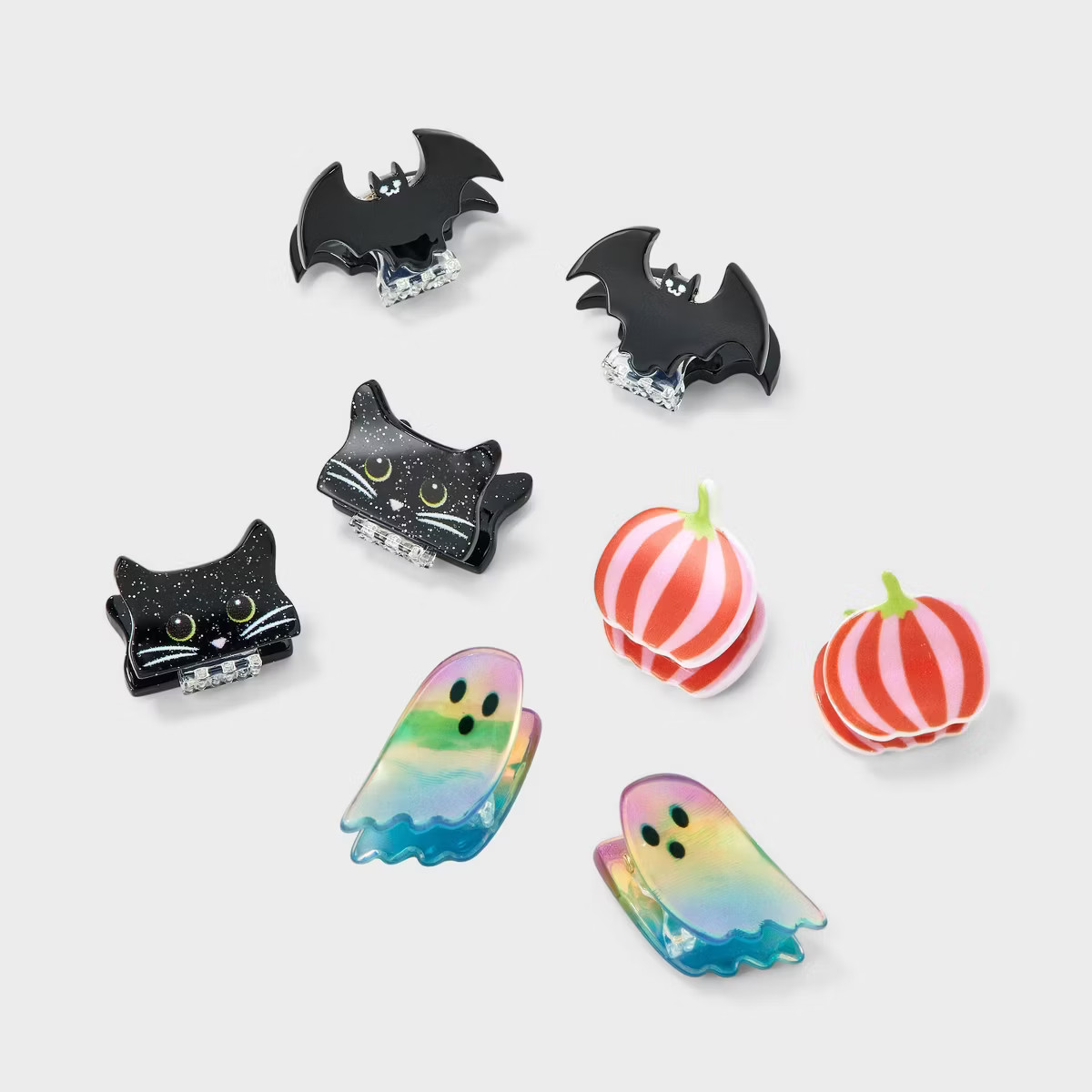 Girls' 8pk Halloween Claw Clip Set - Cat & Jack™ | Target