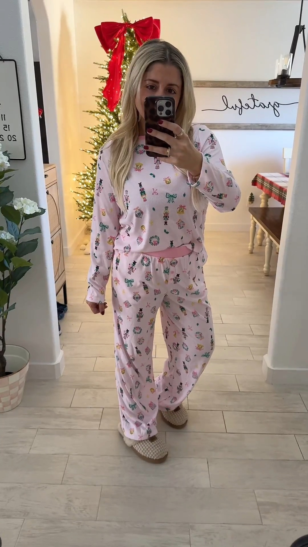 The softest Walmart Christmas pjs! 
Size m
Ugg slippers tts
Gift idea 

#LTKGiftGuide #LTKHoliday #LTKSeasonal