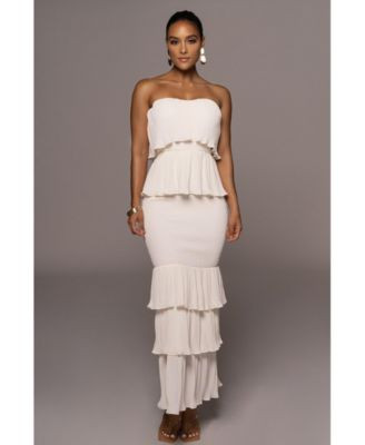JLUXLABEL Women's Casa Blanca Ruffle Dress - Macy's | Macy's