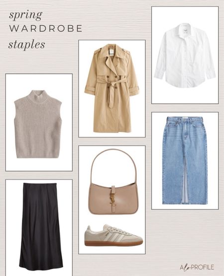 Spring Wardrobe
Staples // closet Staples, wardrobe essentials, spring fashion, spring fashion, neutral style, neutral closet staples

#LTKstyletip