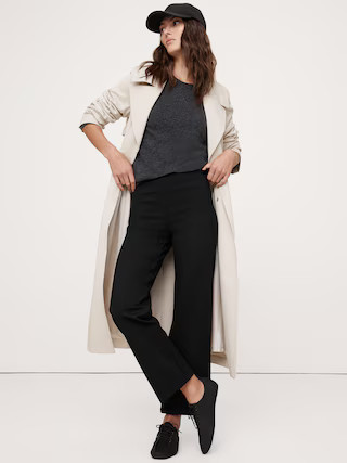 Straight Everywhere Ponte Ankle Pant | Banana Republic (US)