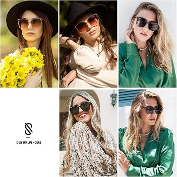 SOJOS Sunglasses for Women Men Vintage Style Shades UV400 Mirrored Lens | Amazon (US)