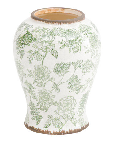 Toile Crackle Vase | Marshalls