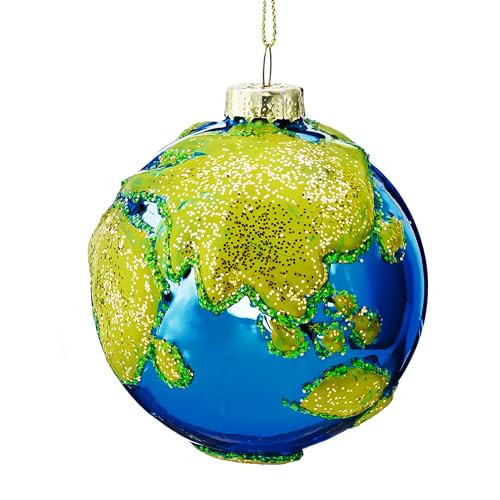 Joiedomi Hanging Ornament for Christmas Tree Decoration, Earth Blown Ornaments for Xmas Gift Holiday Party Favor Decoration | Amazon (US)