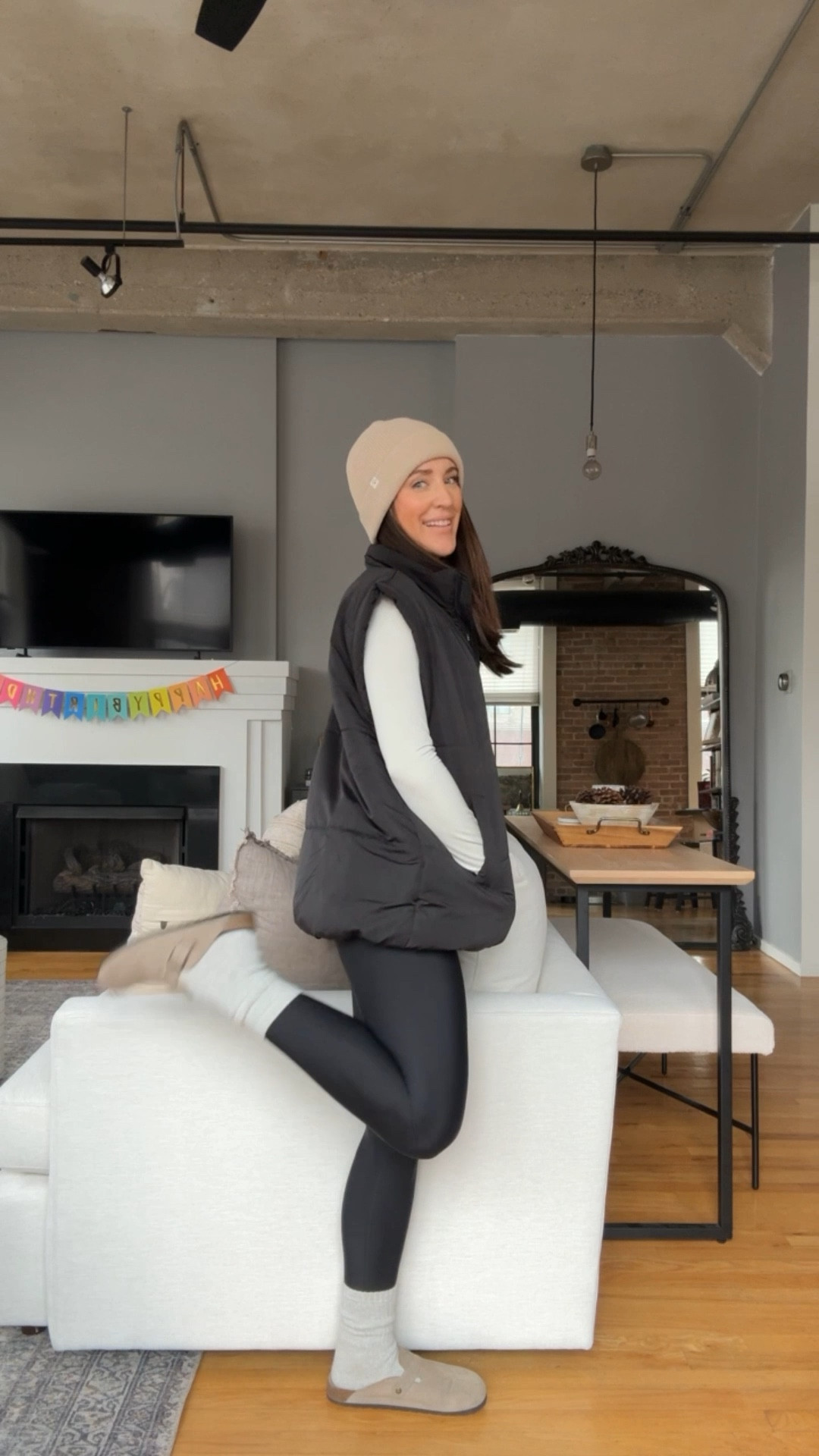 Snow day outfit - Amazon fleece leggings ( size down) and puffer vest (sized up to M). 

#LTKVideo 


#LTKActive #LTKFindsUnder50