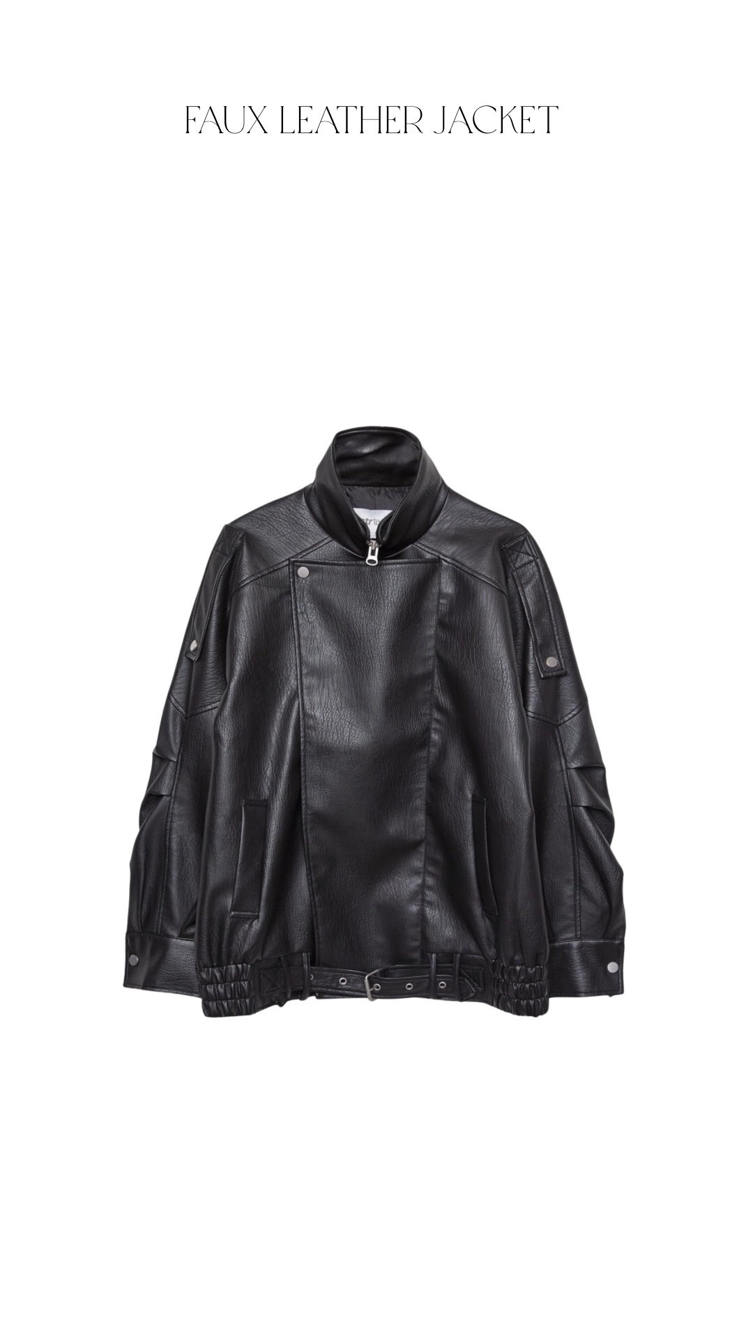 Black faux leather jacket. I’ve had so many comments on how good the fabric looks on this and I wear it loads . I’ve also linked the newer version which is slightly shorter xx

#LTKspring #LTKstyletip #LTKuk