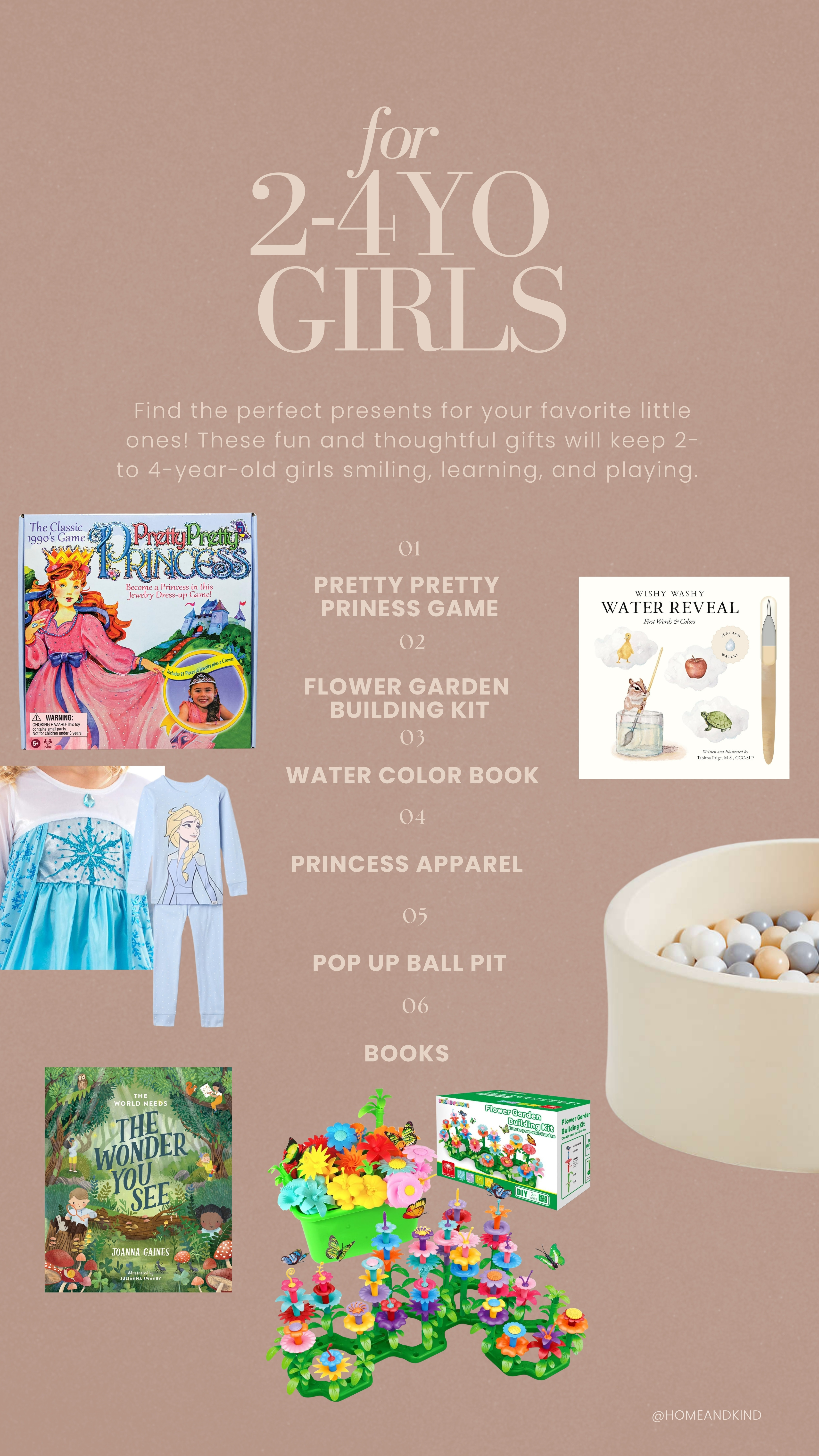 Gift guide for 2-4 year old girls. Find the perfect presents for your favorite little ones! These fun and thoughtful gifts will keep 2- to 4-year-old girls smiling, learning, and playing.   

 #LTKmomlife #LTKSeasonal #LTKKids