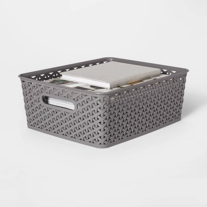 Y-Weave Medium Decorative Storage Basket - Room Essentials™ | Target