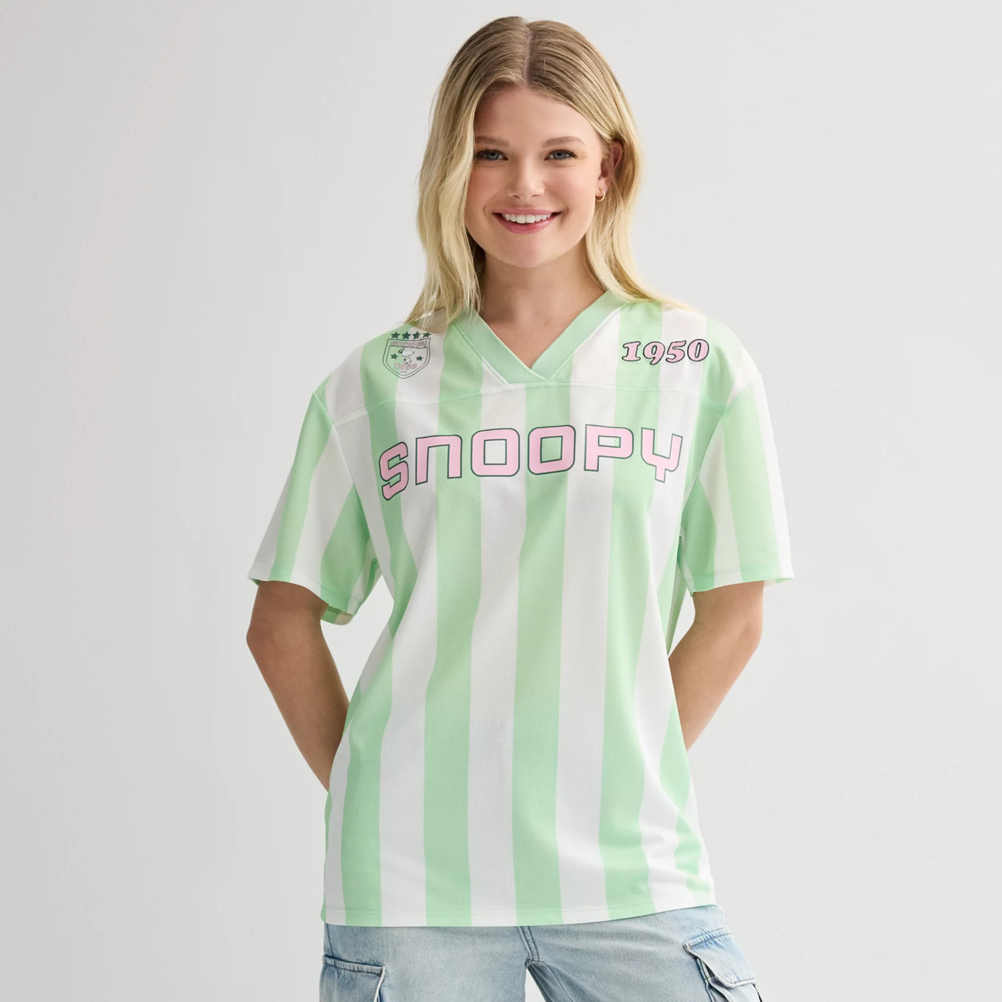 Juniors' Peanuts Snoopy Soccer Jersey | Kohl's