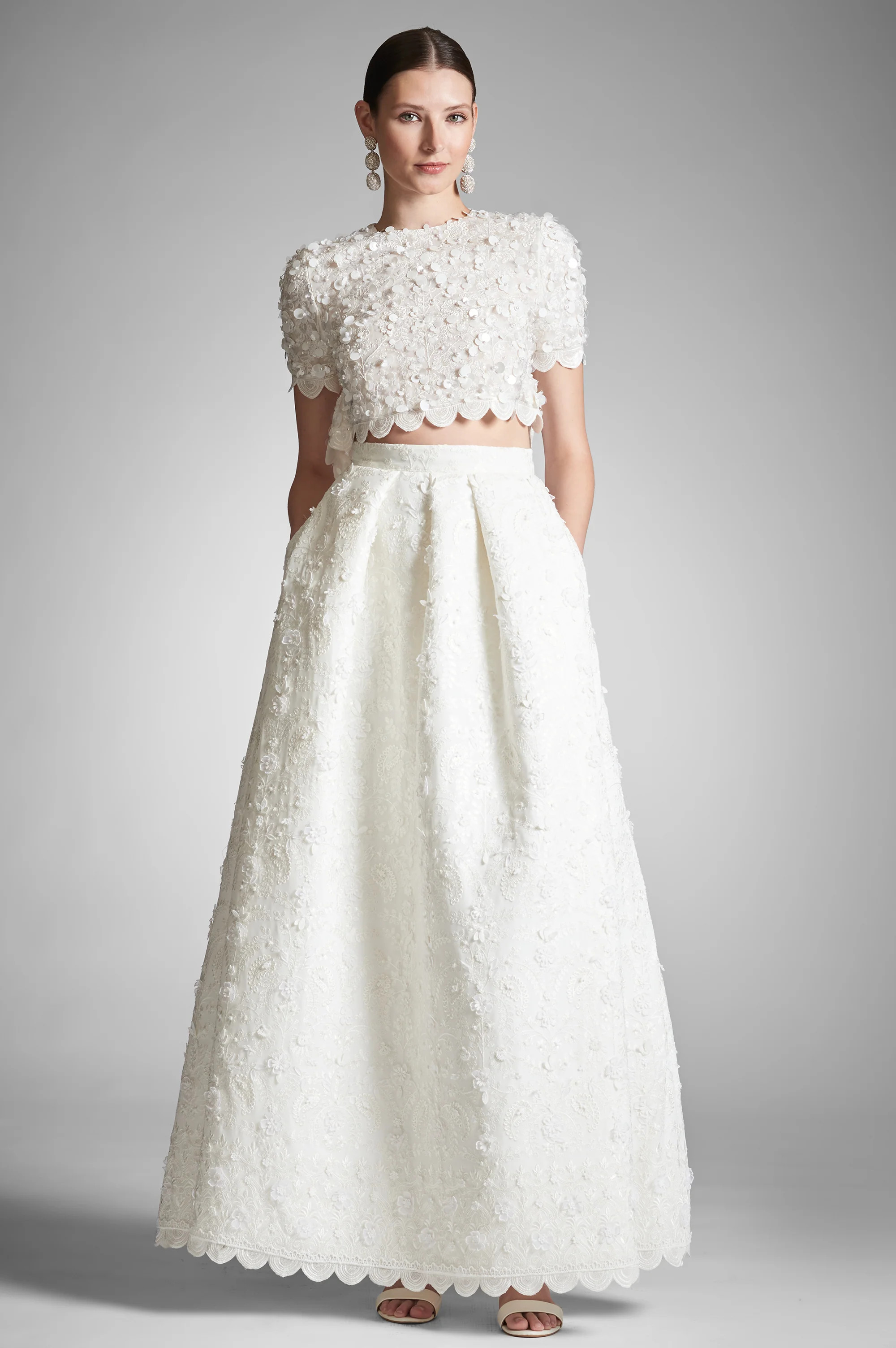 PYAAR SKIRT - IVORY | Sachin and Babi