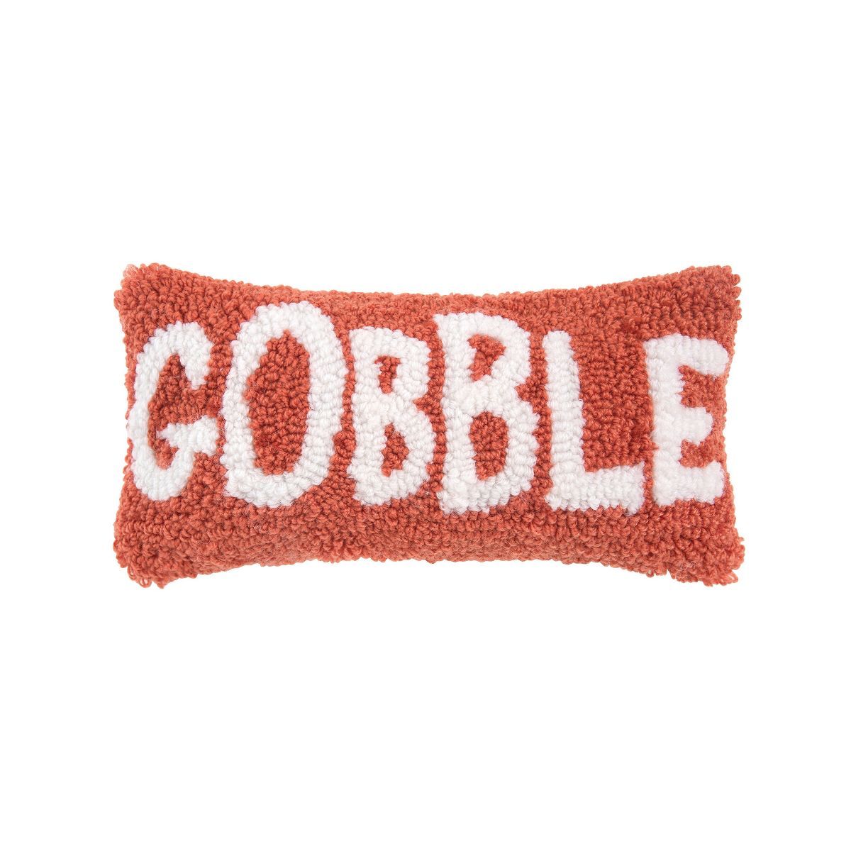 C&F Home 6" x 12" Gobble Thanksgiving Hooked Throw Pillow | Target