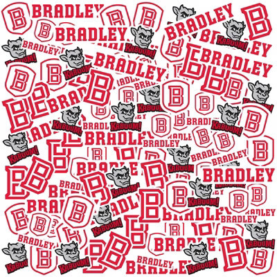Bradley University 100Ct Sticker Packs Miscellaneous 100 Ct. Sticker Pack | Target